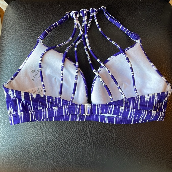 Athleta electric blue strappy swim top - Picture 2 of 5
